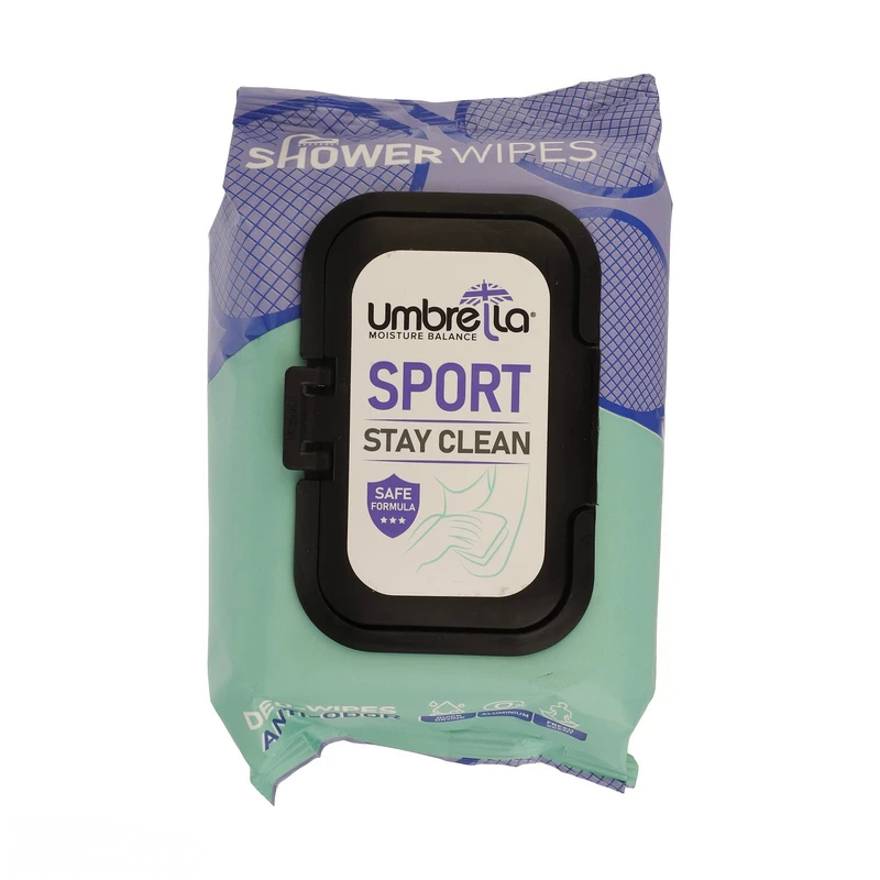 دستمال مرطوب آمبرلا مدل Sport بسته 50 عددی