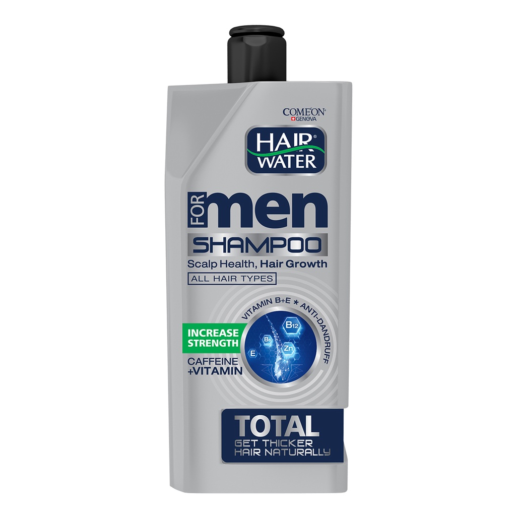 شامپو مردانه ضد شوره و تقویت کننده هیرواتر کامان مناسب انواع مو حجم 410 میل 