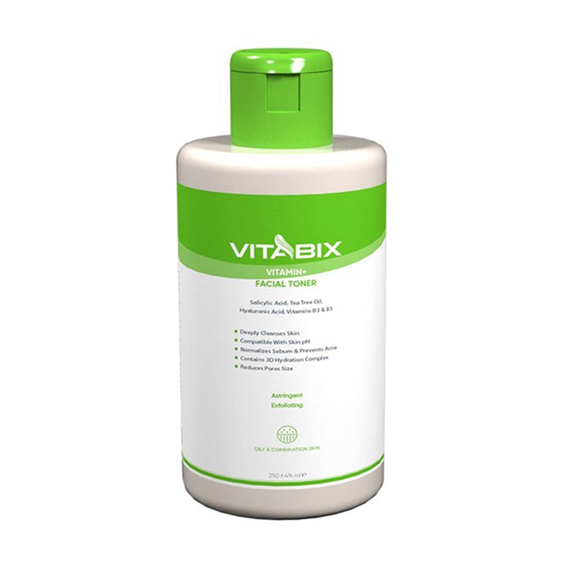 تونر ویتابیکس مناسب پوست چرب و مختلط حجم 250 میل
