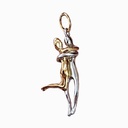 گردنبند استیل مدل آغوش 