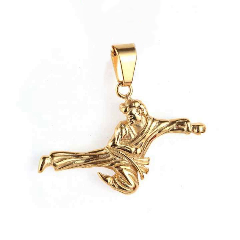 گردنبند استیل مدل تکواندو 