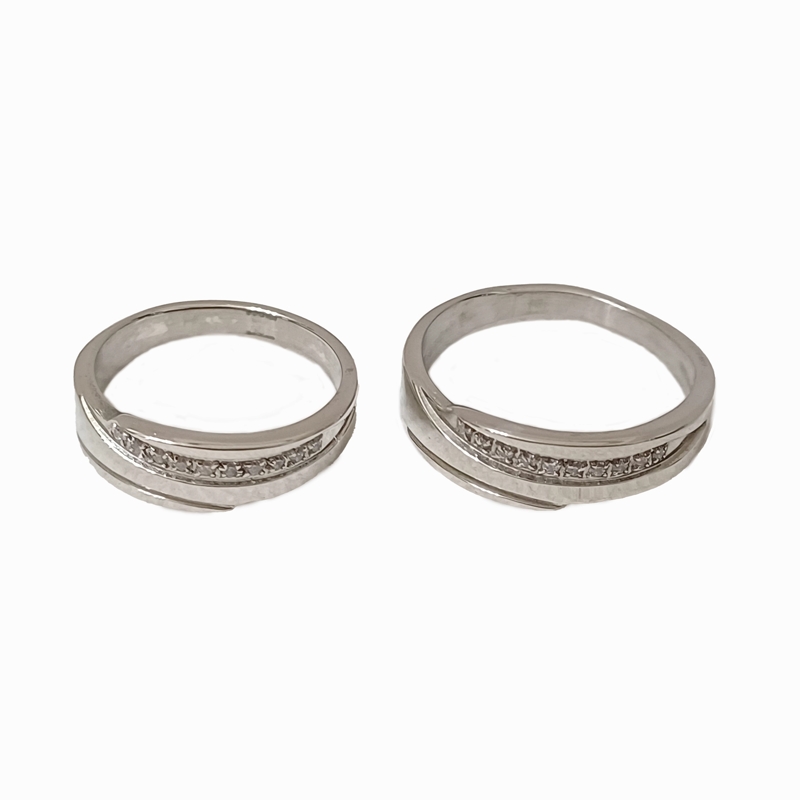  حلقه ست زنانه و مردانه استیل کد r-gm-50