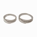  حلقه ست زنانه و مردانه استیل کد r-gm-50