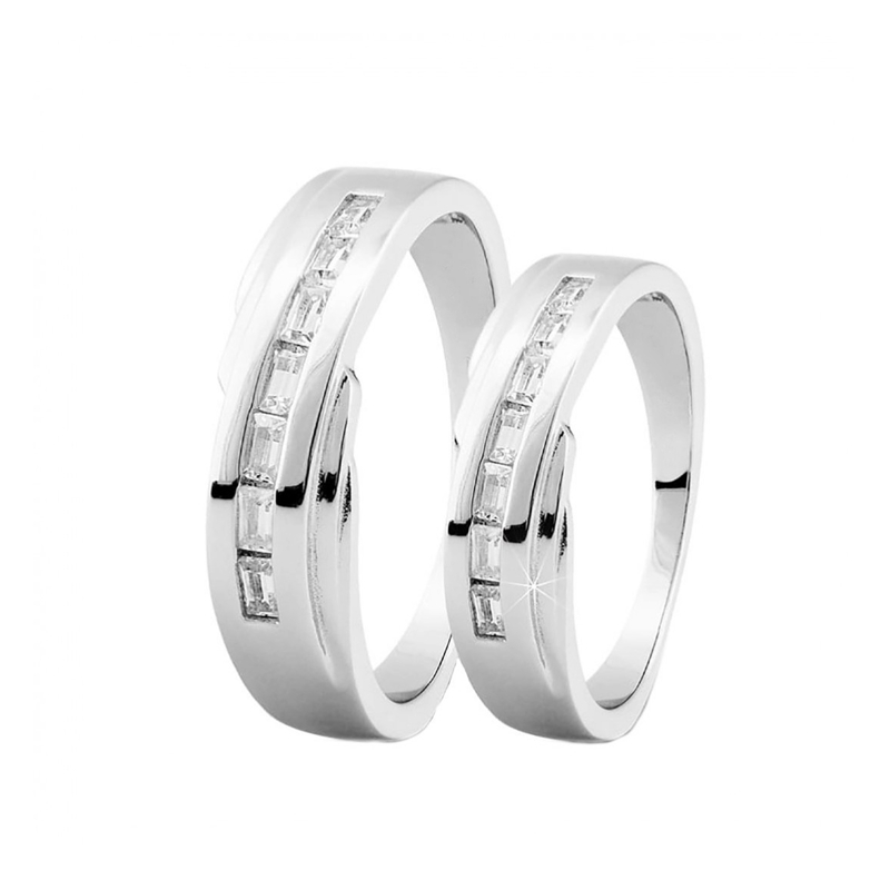 حلقه ست زنانه و مردانه استیل کد r-gm-51