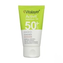 کرم ضد آفتاب رنگی ویتالیر مدل اکتیویت با SPF50 مناسب پوست چرب حجم 40 میل-بژ طبیعی
