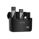 میکروفن بی سیم گرین لاین مدل 2 در 1 نمایشگر دیجیتال لایتنینگ