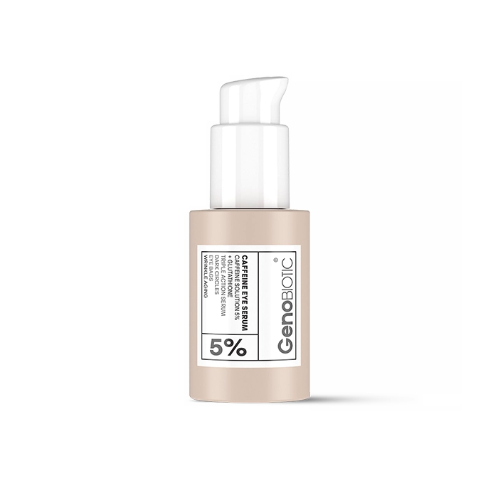 سرم دور چشم ژنوبایوتیک مدل کافئین مناسب انواع پوست حجم 30 میل