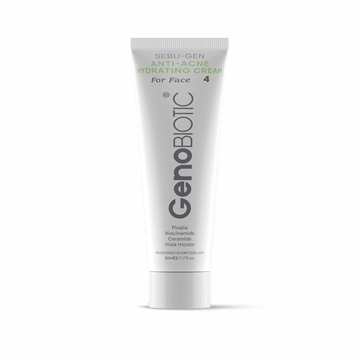 کرم آبرسان ضد آکنه ژنوبایوتیک حجم 50 میل 