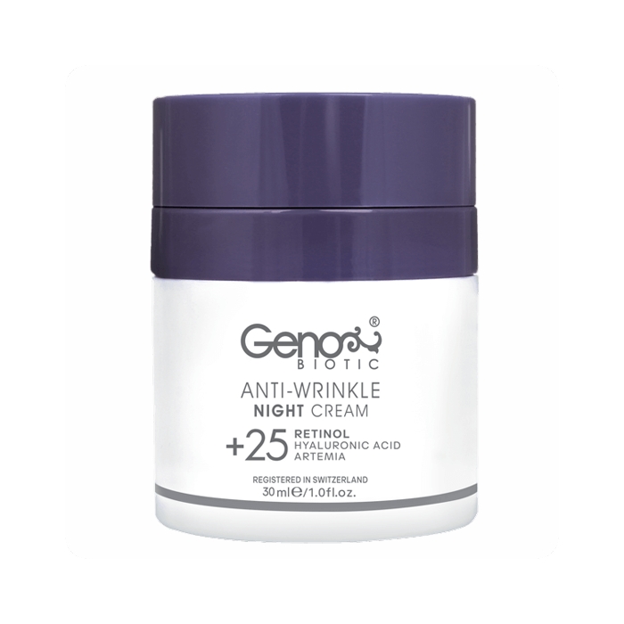 کرم ضد چروک شب مناسب 25+ سال ژنوبایوتیک حجم 30 میل