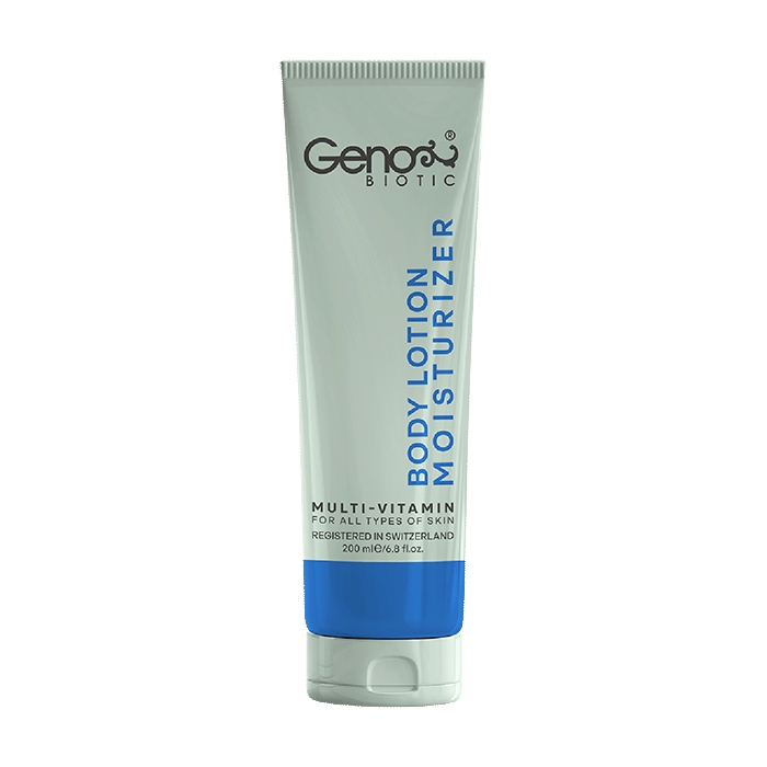 لوسیون بدن ژنوبایوتیک مناسب انواع پوست حجم 200 میل