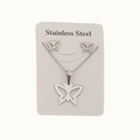 نیم ست استیل مدل پروانه w-se-303