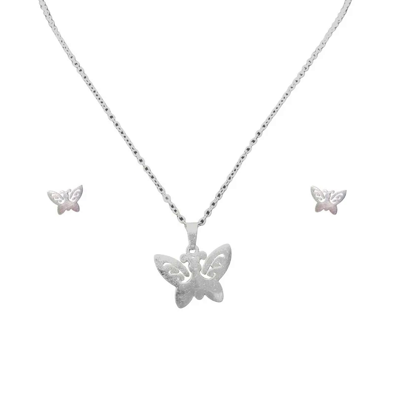 نیم ست استیل مدل پروانه کد w-se-305