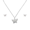 نیم ست استیل مدل پروانه کد w-se-305