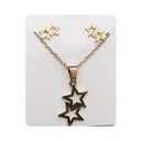 نیم ست استیل مدل ستاره کد w-se-324