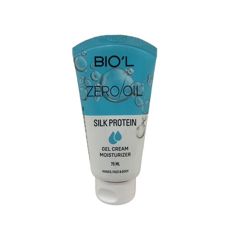 ژل کرم آبرسان دست و صورت بیول حاوی پروتئین هیدرولیز شده ابریشم مناسب انواع پوست به خصوص پوست چرب حجم 70 میل