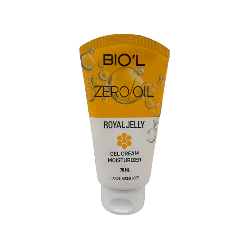 ژل کرم آبرسان دست و صورت بیول حاوی عصاره ژل رویال مناسب انواع پوست به خصوص پوست چرب حجم 70 میل