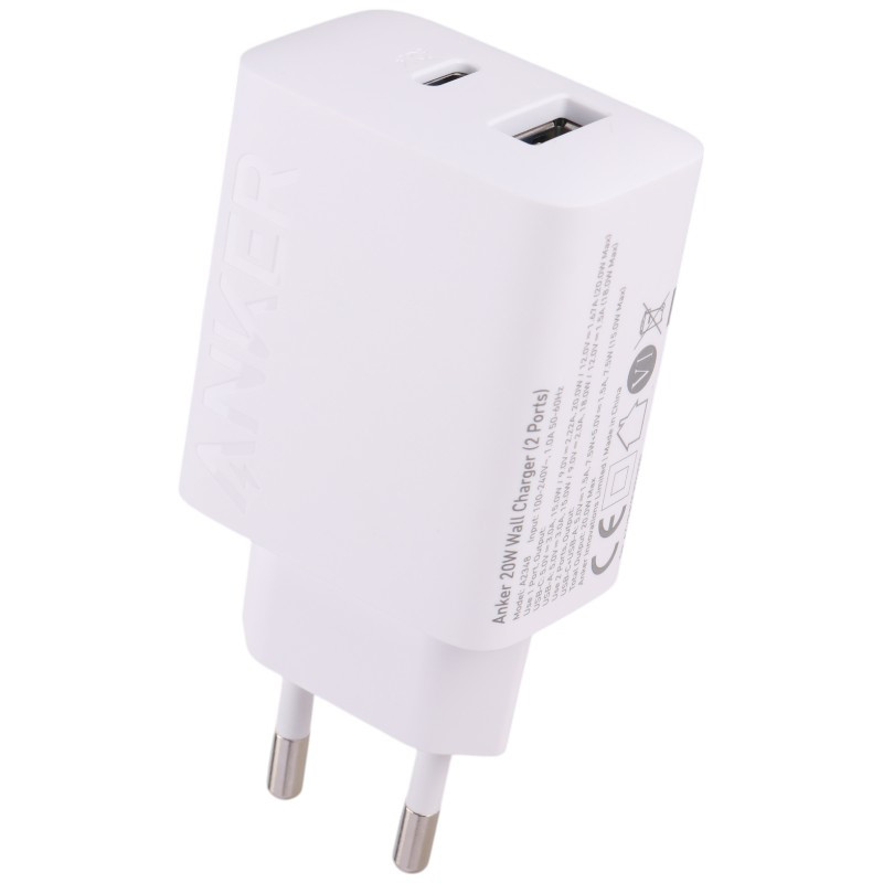 شارژر دیواری 20 وات انکر مدل B2348 به همراه کابل تایپ C
