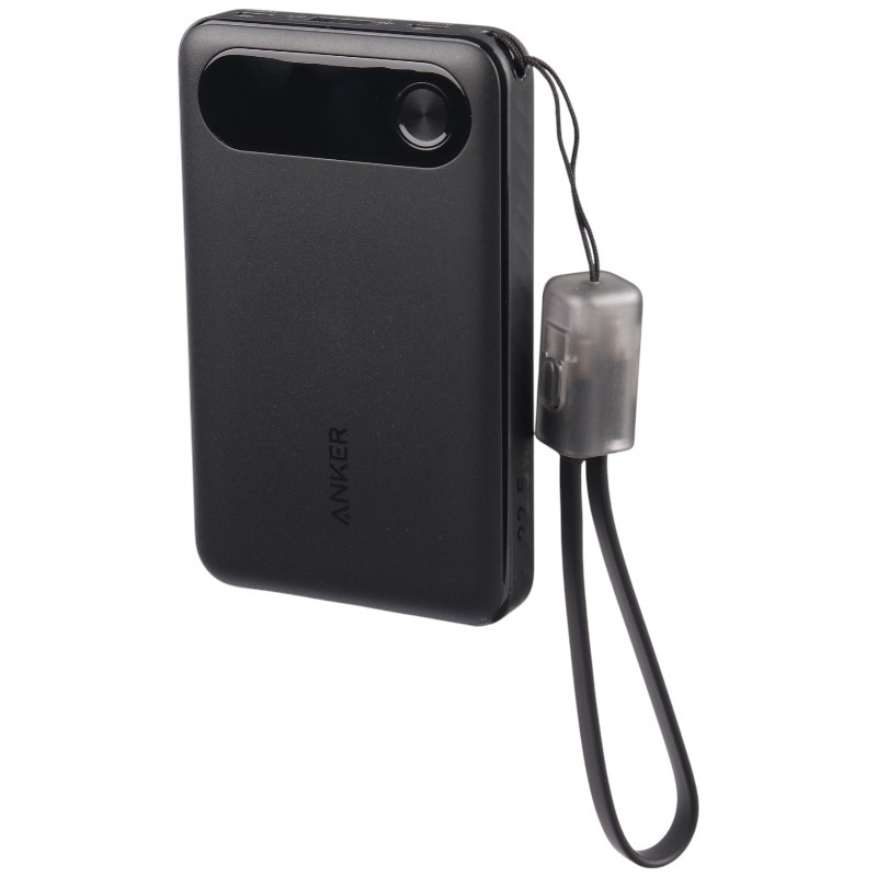پاوربانک فست شارژ انکر مدل A1257 ظرفیت 10000 میلی آمپر با کابل USB-C