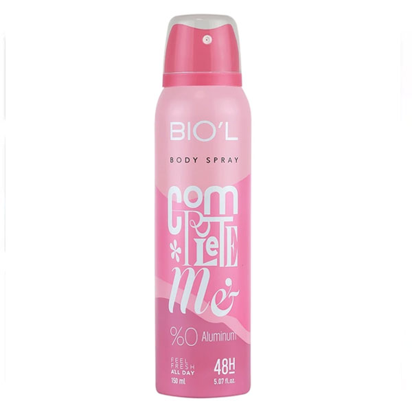 اسپری خوشبو کننده بدن زنانه بیول مدل COMPLETE ME حجم 150 میلی لیتر