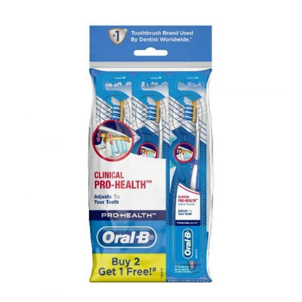 مسواک clinical pro-health اورال بی 3 عددی