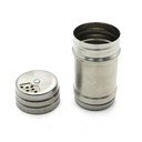 نمکدان و فلفل پاش استیل سایز متوسط 2