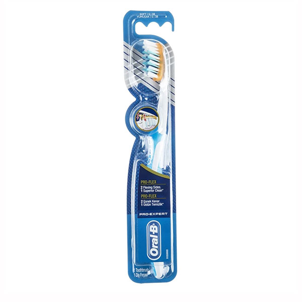 مسواک اورال-بی مدل پروفلکس لوکس با برس نرم