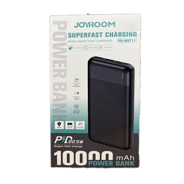 پاوربانک جوی روم مدل mx711 ظرفیت 10000 میلی آمپر ساعت