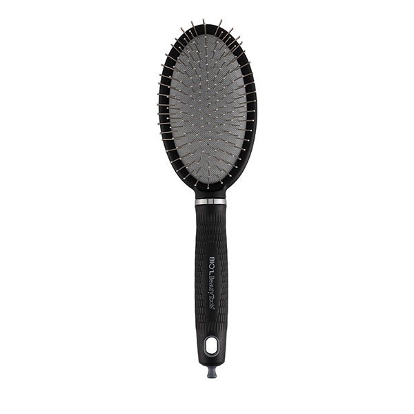برس مو بیول بیوتی تولز بیضی مدل Silky Way Brush با سوزن های SHR فلزی 