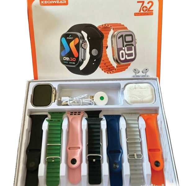 ساعت هوشمند مدل KW56 Ultra3 دارای یک عدد ایرپاد پرو 