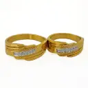 حلقه ست زنانه و مردانه استیل کد r-gm-67