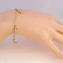 دستبند زنانه آویزدار پروانه کد w-br-98