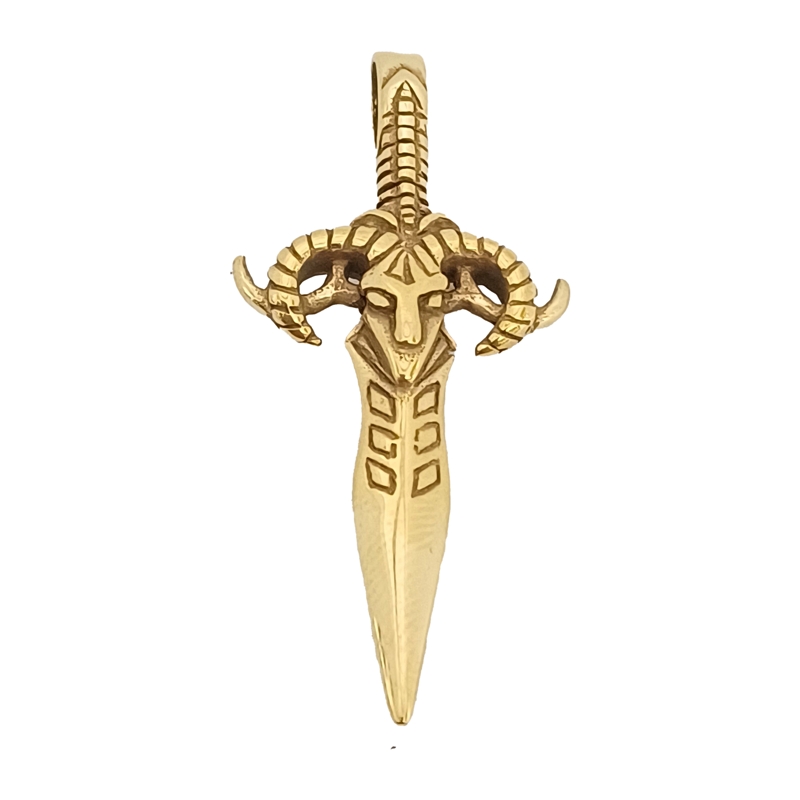 گردنبند استیل مدل خنجر