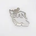 گردنبند استیل مدل نقشه ایران 