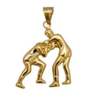 گردنبند ورزشی استیل مدل کشتی