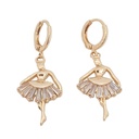 گوشواره اویزدار مدل بالرین کد w-er-144