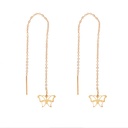 گوشواره بخیه ای مدل پروانه کد w-er-037