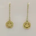 گوشواره بخیه ای مدل دایره و ستاره کد w-er-020