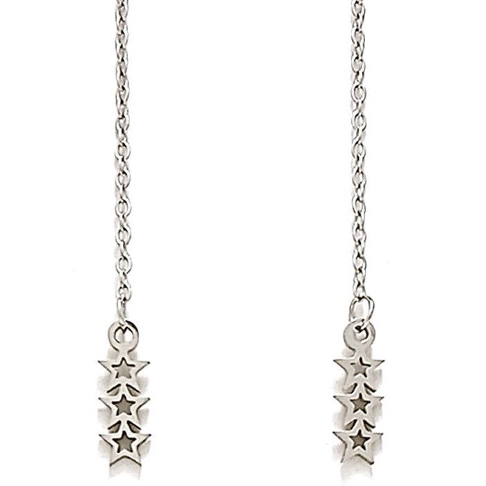 گوشواره بخیه ای مدل ستاره کد w-er-065