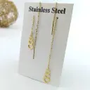 گوشواره بخیه ای مدل قلب کد w-er-066