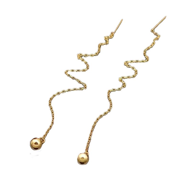 گوشواره بخیه ای مدل گوی کد w-er-051