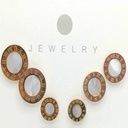 گوشواره پک ۳ تایی میخی استیل کد w-er-012