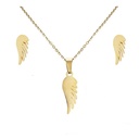 نیم ست استیل مدل بال کد w-se-319