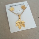 نیم ست استیل مدل برگ