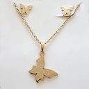 نیم ست استیل مدل پروانه کد w-se-315