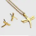 نیم ست استیل مدل سنجاقک کد w-se-308 