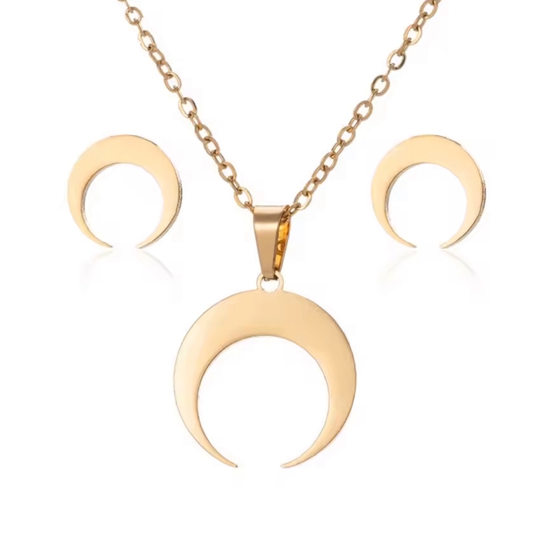 نیم ست استیل مدل ماه 