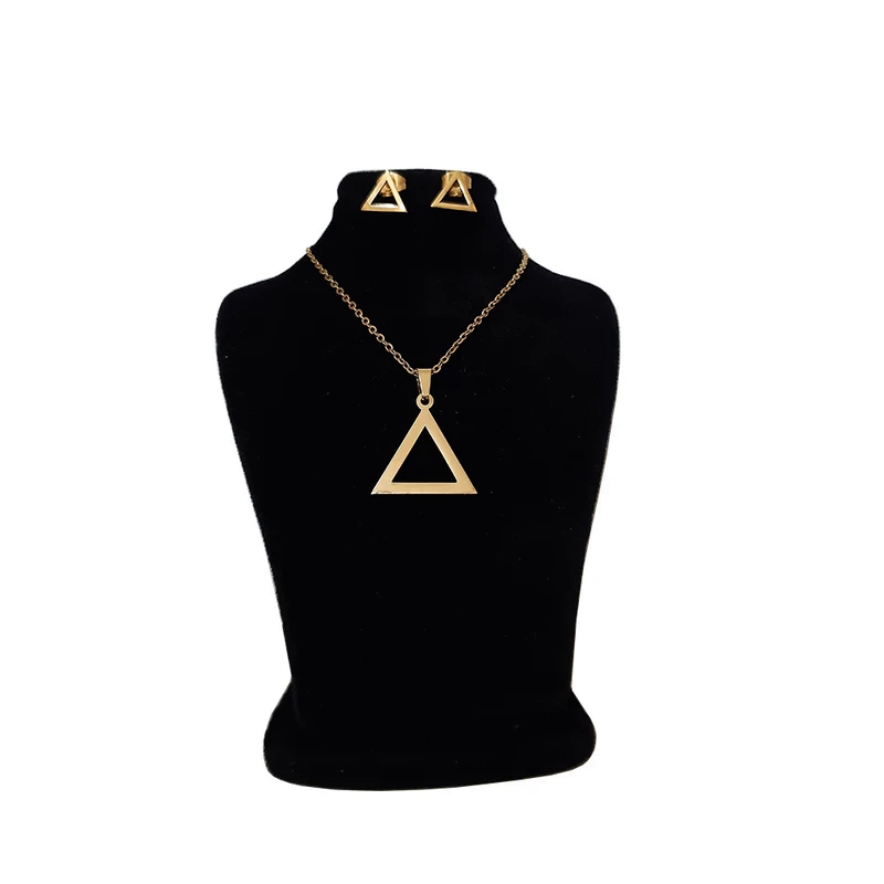 نیم ست استیل مدل مثلث 