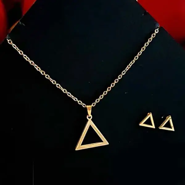 نیم ست استیل مدل مثلث 