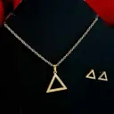 نیم ست استیل مدل مثلث 