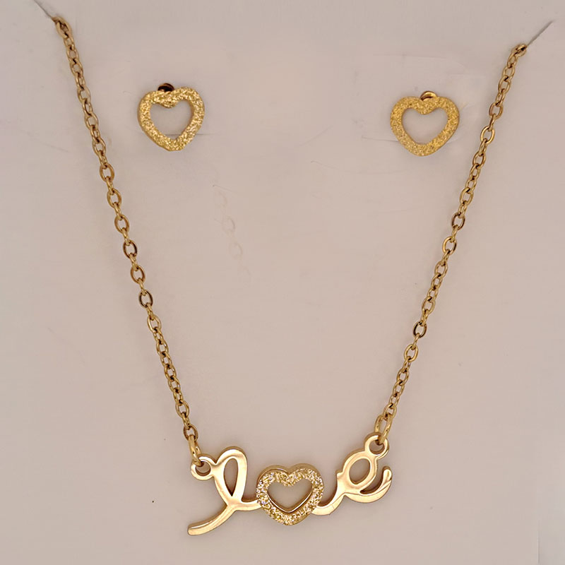 نیم ست زنانه استیل کد w-se-148